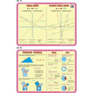 Podkładka edukacyjna Visual System Matematyka #3